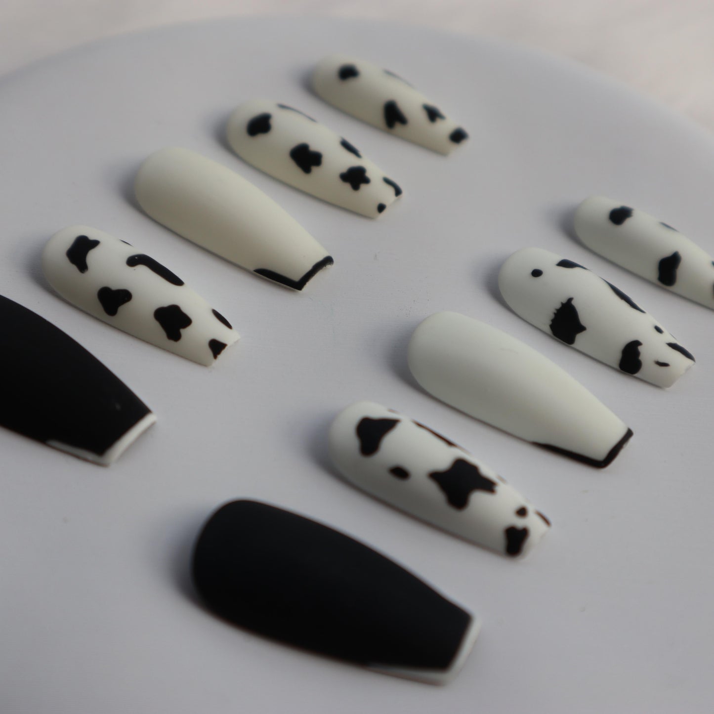 Designer: XinXin 65.Long T handmade nails Press on Nails DIY Nail