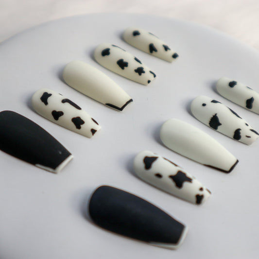 Designer: XinXin 65.Long T handmade nails Press on Nails DIY Nail